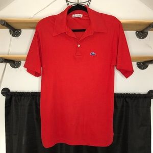 Men’s Vintage Lacoste Polo Red